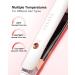 K&K PRO Flat Iron Hair Straightener - 1 Inch Ceramic Tourmaline Dual Voltage Swift Heat-up for Effortless Curls & Straightening - Buy Online on GoSupps.com