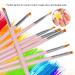 8 Pcs Premium Nail Brush Pen Set with Wood Handles for UV Gel Flower Drawing - Valentine's Day Gift - Buy Online on GoSupps.com