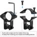 CVLIFE 1 Inch High Profile Dovetail Scope Rings for 3/8 & 11mm Rails - 2 Pieces - Buy Online on GoSupps.com
