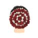 GadinFashion Paper Bun Juda Maker Flower Gajra Hair Accessories for Women and Girls - Wedding Red (Multicolor) - Pack of 2 - Buy Online on GoSupps.com