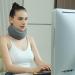 Soft Cervical Collar Neck Support Brace Elastic Supports | Soft Foam Wraps Keep Vertebrae Stable Soft Neck Support Relieves Pressure in Spine Neck Support Brace for Travel Gray - Buy Online on GoSupps.com
