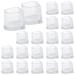 Pole Dance Shoes Grass PVC Heel Protectors for High Heel Transparent and Anti-Slip Design Covers Caps Heeled Shaped Shoe - Ideal for Outdoor and Dance Floor Events 10 Pairs
