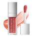 Lip Oil Hydrating Tinted Lip Balm,Magic Color Changing Moisturizing Lip Glow Oil,Plump Lip Gloss Lip Care Transparent Toot Lip Oil Tinted, Nourishing Repairing Lightening Lip Care Products (4#)