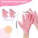 Moisturizing Silicone Gloves Reusable Gel Spa Hydrating Gloves Aloe Lotion Gloves for Repairing Dry Cracked Aging Hands Women's Pedicure Hand Moisturizer Gloves Overnight (1Pair Pink) - Buy Online on GoSupps.com