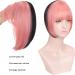 Bangs Clip in Bangs Real Human Hair Extensions Synthetic Bangs Hair Clip in Fringe Straight Flat Bangs with Temples for Women Bangs Hair Clip(#35) - Buy Online on GoSupps.com