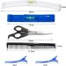 6PCS Pony Hair Cutting Set Easy DIY Haircut Clips & Templates for Self Hair Cutting | Hair Cutting Aids & Lace Cutter - Buy Online on GoSupps.com