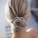 Cimenexe Bohemian Pearl Wedding Hair Pins Barrette Pearl Bead Hairpins Bride Bridesmaid Hairpin Clip Silver U Shape Headwear Bridal Decorative Hair Accessories Jewelry for Women and Girls Birthday