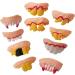 Shop Dificato Funny Gnarly Teeth - 2 Pieces of Ugly Vampire Dentures for Halloween Costumes & Gag Props - Buy Online on GoSupps.com