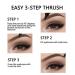 Microblading Eyebrow Pen - Professional 4-Point Pencil for Natural Looking, Waterproof Makeup with Gift - Dark Brown - Buy Online on GoSupps.com