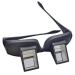 Horizontal Reading Glasses for Bedridden Readers Prism Glasses Reading in Bed Prevent Neck Fatigue Spectacles Lazy Glasses for Lying Down Reading and Watching TV in Bed