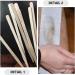 Homoyoyo Lot de 100 Set de Bandes de Cire D pilatoires Jetables 88 Mm avec 100 B tonnets en Bois Bandes de Cire pour pilation Visage Bras et Jambes Tissu Non Tiss S r Usage Personnel - Buy Online on GoSupps.com