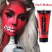 Go Ho Red Cream Face Body Paint(2.37 oz) Water Based Red Devil Makeup Face Painting for Adults Children SFX Cosplay Costumes Festivals Halloween - Buy Online on GoSupps.com
