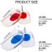 Buy Pudsirn Silicone Gel Plantar Fasciitis Inserts - Heel Pain Relief Bone Spur Support Transparent Unisex Size S 3 Pairs in 3 Colors | International Shipping Available - Buy Online on GoSupps.com