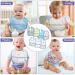 Shop Aolso 7pcs Waterproof Baby Bibs - Washable Bandana Bibs & Toddler Food Bibs with Large Bags - Buy Online on GoSupps.com
