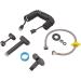 Hand Toilet Sprayer Kit - Brass Bidet Attachment for Home Bathroom | WC Bidet Sprayer with Hose - Gray - Buy Online on GoSupps.com