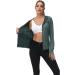 Rdruko Women's UPF 50+ Sun Protection Full Zip Outdoor Jacket - Cyan Large - Buy Online on GoSupps.com