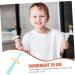 TOVINANNA 3-Piece Children's Toothbrush Set | Baby Training Toothbrush with Soft Bristles & Protection Wall | International Shipping Available - Buy Online on GoSupps.com