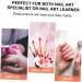 POPETPOP 2 Fake Nail Stickers Manicure Stickers Nail Patches Manicure Accessories False Nails Painted - Buy Online on GoSupps.com