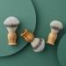 M HLE Classic Olive Wood X-Large Silvertip Fiber Shaving Brush - Luxury Synthetic Shave Brush for Men - Buy Online on GoSupps.com