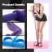 Buy 21 Fitness Resistance Bands - 4 Tube Pedal Ankle Puller for Yoga & Leg Training - Elastic Exercise Bands with Handles - Perfect for Home Workouts - Buy Online on GoSupps.com