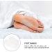 FOMIYES 4 Pairs Footsticker Foot Mask Sandwich Container Cracked Heel Repair Cracked Heel Socks Effective Foot Masks Toe Dividers for Nail Polish Peeling Hydrating White Abs Accessories - Buy Online on GoSupps.com