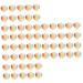 DIYEAH 60 Pcs Peach Heart Drop Oil Pendant Enamel Heart Charms Diy Pendant Alloy Accessories Gold Powder