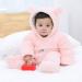 Borlai Baby Winter Snowsuit Romper Fleece Hooded Onesie | Pink 0-3 Months - Buy Online on GoSupps.com