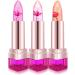 POPETPOP 3Pcs Moisturizing Lipstick Lip Gloss Flower Lipstick Jelly Lip Stick mediumx3pcs as shown x 3pcs - Buy Online on GoSupps.com