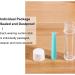 6-Piece Contact Lens Kit with Cleaner & Remover - Silicone Storage Case for Home & Travel (Green White) | International Shipping - Buy Online on GoSupps.com