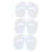 FRCOLOR 3 Pairs Liner Silicone Ball Non-Slip Foot Non-Slip mat Massage Cushion Forefoot pad Insole Shoe Massage Insole pad Front pad Front Insole Floor mat High Heel Soft Girl Half pad