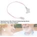 Buy Transparent Pink Hearing Aid Clip | Anti-Loss Rope & Portable Straps for Binaural Hearing Aids | Ideal for Elderly - International Shipping Available - Buy Online on GoSupps.com