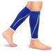 Buy Blue & Black Compression Sleeves - Solid Support Socks for Men & Women | S-XL | Travel Sock for Fatigue Relief - Buy Online on GoSupps.com