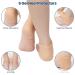 Silicone Heel Protectors - 3 Pairs Gel Heel Cups for Plantar Fasciitis, Cracked Heels, Blisters - Nude, Women & Men - Buy Online on GoSupps.com