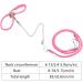 Adjustable Hamster Harness & Leash | Anti-Bite Vest for Hamsters Gerbils Rats Mice Ferrets & Squirrels - Pink - Buy Online on GoSupps.com