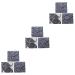 Alipis 3 sets 3-pc. Storage bags for women's bandages holder for breastfeeding inserts bag for menstrual bandages ladies brick holder bracket pupil high capacity fabric different colors x 3 pieces 14x12cmx3pcs
