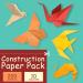 3 Otters Construction Paper Pack - 200 Sheets - A4 Size - 10 Assorted Colors - Heavy Duty Color Copy Paper for Crafts & Art - Buy Online on GoSupps.com