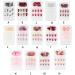 dijiusidy False Nail Fashionable Various Shapes Fingernail Full Coverage Strong Viscosity Adjustable Paster for Manicure Art 18 F741 18 1 count (Pack of 1) - Buy Online on GoSupps.com
