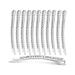 Changyeah 12 Pieces Hair Pins Crystal Hair Pins Rhinestone Hair Clips Hair Clips Hair Pins for Women Silver