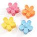 JOYOYO 4 Pcs Flower Hair Clips Hair Claw Clips for Women Girls Medium Size Claw Clips for Thick/Thin Hair Lightweight Flower Clips 3 Inch Bright Colors Floral