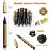 PANDAFLY Metallic Marker Pens - Set of 10 Medium Point Markers for Black Paper, Rock Painting, Scrapbooking, Card Making, Ceramics & DIY Photo Album - Buy Online on GoSupps.com