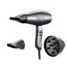 Valera Swiss Silent Jet 8600 professional hair dryer hairdryer with powerful motor AC performance 3 temperature levels ion generator twist-proof super flex cable 2400 W platinum colors Swiss Silent Jet 8600 Platin colors
