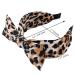 BEGOOD PU and Leopard Print Wide Headbands - Fashionable Hair Accessories for Women | 2Pcs Set - Buy Online on GoSupps.com