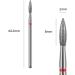 BNG Cuticle Drill Bit - Professional Diamond Carbide 1 Pcs Cone Efile Bit for Electric Nail Drill - Nail Art Replacement Burr Manicure Tool - NO.5 - Buy Online on GoSupps.com