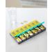 BUG HULL 2 Times a Day XL Pill Organizer - BPA-Free Weekly AM PM Pill Box for Vitamins & Supplements - Buy Online on GoSupps.com