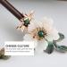 FRCOLOR Traditional Chinese Wood Hair Sticks Vintage Flower Hair Chopsticks Hanfu Hairpin Retro Handmade Hair Peice for Women Girls Hanfu Cos Hair Accessories - Buy Online on GoSupps.com