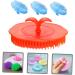WOONEKY 4-Piece Shampoo Brush Set | Scalp Massage Device for Hair Care & Washing | International Shipping Available - Buy Online on GoSupps.com