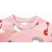 Girls Cotton Sweatshirt | Kids Casual Jumper | Long Sleeve Pullover | Toddler Clothes | Ages 1-12 | 6-7 Years | Pink - Buy Online on GoSupps.com