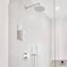 Unbreakable 7x9in Acrylic Shower Mirror with 3M Adhesive - Fogless and Safe for Kids - Frameless Design - Buy Online on GoSupps.com