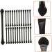 Healifty 75 Pcs Double Ended Eye Shadow Stick Sponge Makeup Applicator Eyeshadow Brush Makeup Lip Brush Miss 8.6X0.8CMx3pcs Blackx3pcs - Buy Online on GoSupps.com