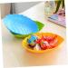 ABOOFAN 10pcs Fruit Plate Candy Snack Dish Kitchen Accessories Candy Plate Leaves - Buy Online on GoSupps.com